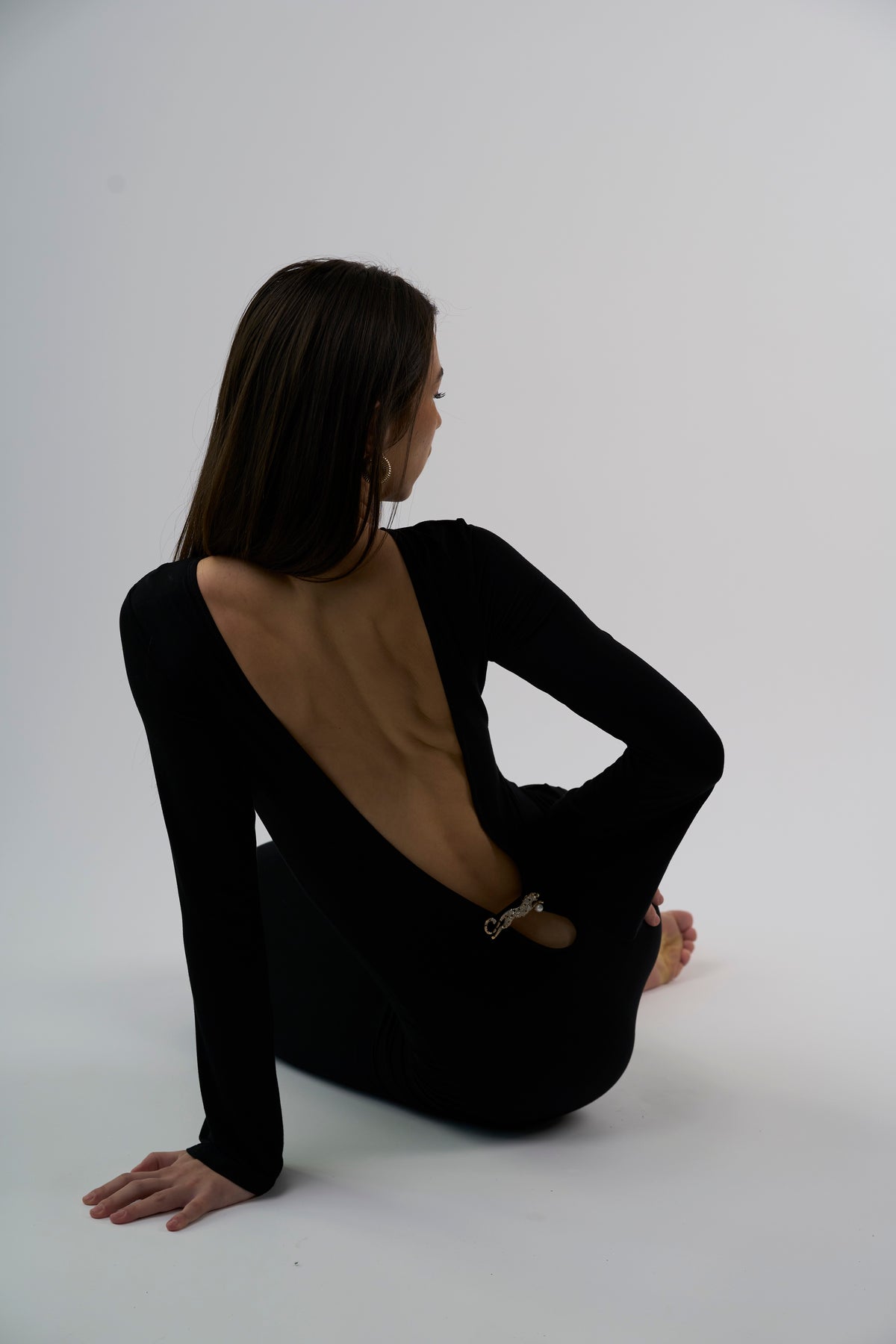 THE LEOPARD LOW BACK MAXI DRESS