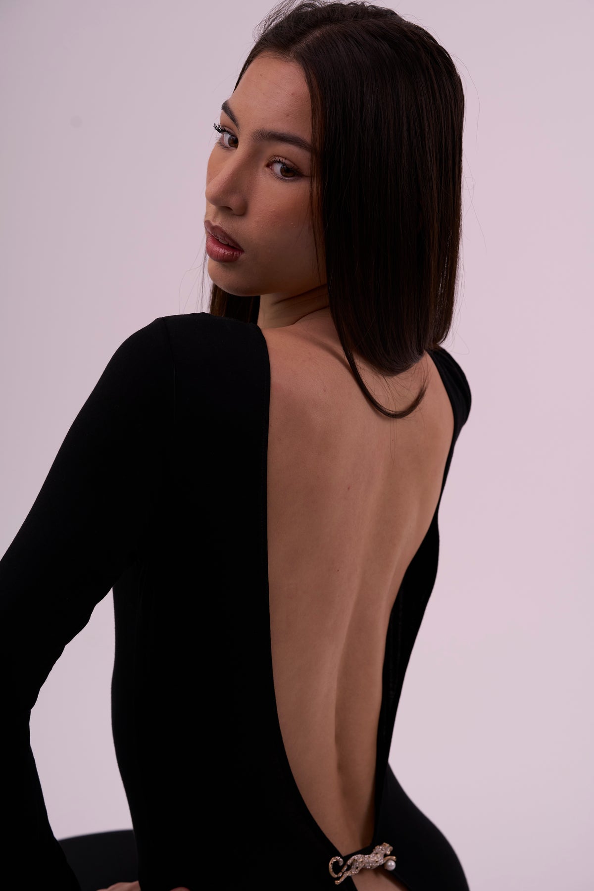 THE LEOPARD LOW BACK MAXI DRESS