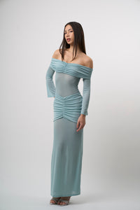 THE BLUE MERMAID DRESS