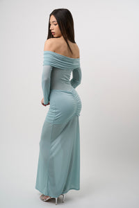 THE BLUE MERMAID DRESS