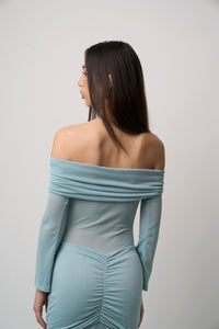 THE BLUE MERMAID DRESS