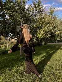 THE LEOPARD LOW BACK MAXI DRESS