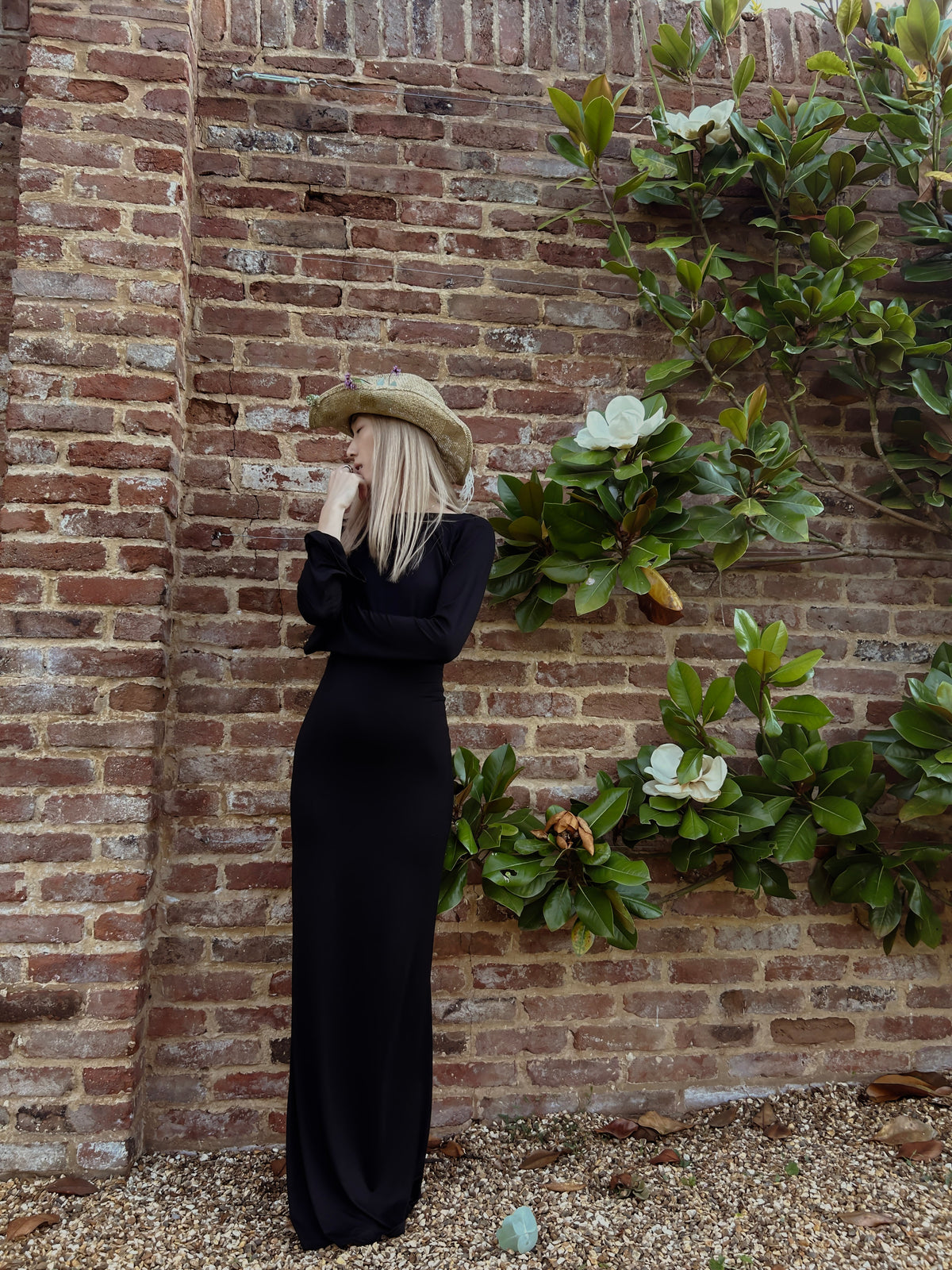THE LEOPARD LOW BACK MAXI DRESS