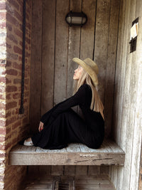 THE LEOPARD LOW BACK MAXI DRESS