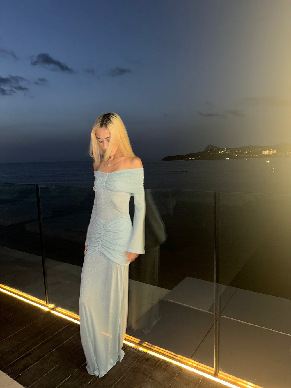THE BLUE MERMAID DRESS
