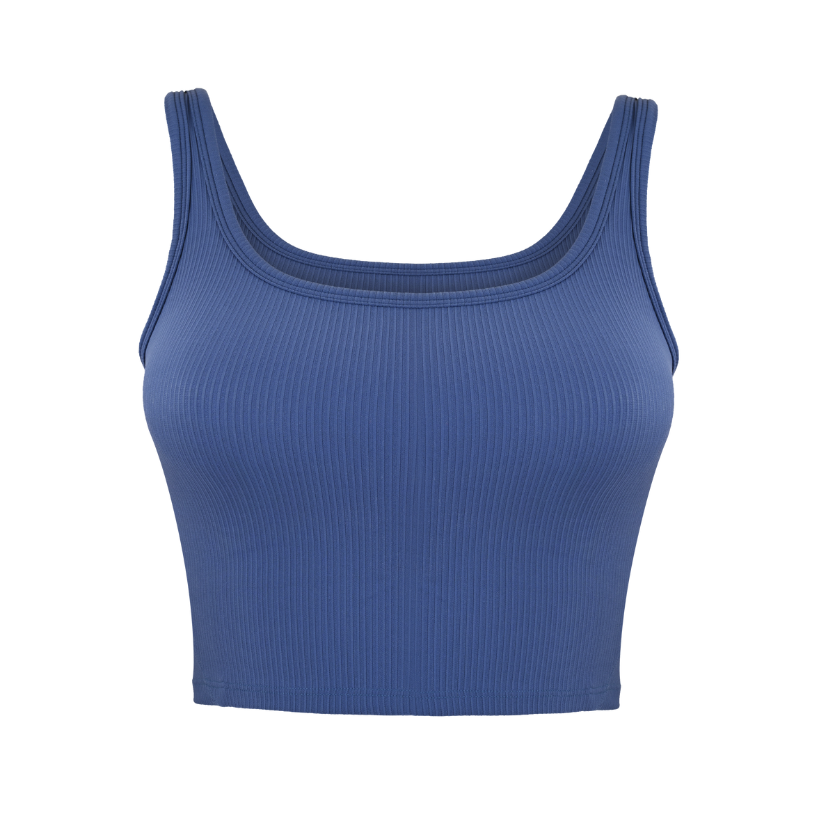 'On The Go' Box Cut Tank - BLUE