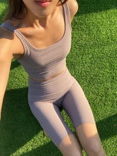 Load image into Gallery viewer, &#39;On The Go&#39; High Rise Shorts - LAVENDER GREY
